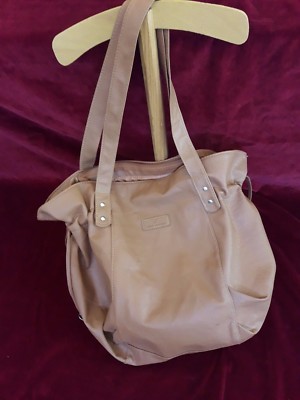 Sac porté épaule DANIEL HECHTER simili camel VINTAGE 80 shoulder bag  HECHTER