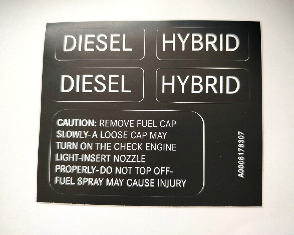 AMG fuel filler cap chrome Genuine MercedesAMG A0004708100 A0004703201