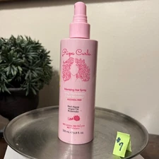 Rizos Curls Volumizing Hair Spray, Argan Oil Red Algae Rosemary, 6.8 Oz NO TOP