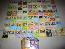 Lotto 60 Carte POKEMON + COFANETTO 