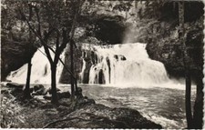 Old postcard NANS-sous-SAINTE-ANNE Les Sources du Lizon - La Cascade (1115426)