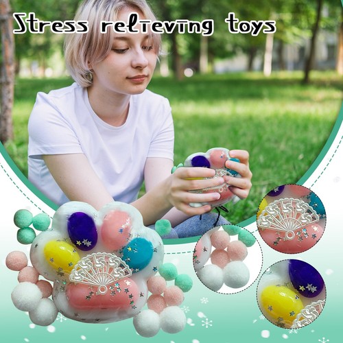 Handmade Cat's Paw Stress Relief Squeeze Toys Soft Silicone Decompression Toys