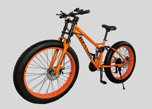 26" x 4.0 Fat Tire Bicycle Beach Mountain Bike Full Suspension 21 Speed - Picture 25 of 25