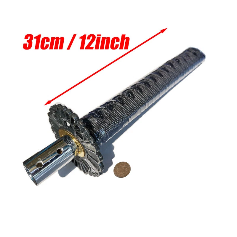 JDM Samurai Sword Manual Gear Shift Knob Shifter Katana Metal 30cm+Boot Cover - Image 4 of 4