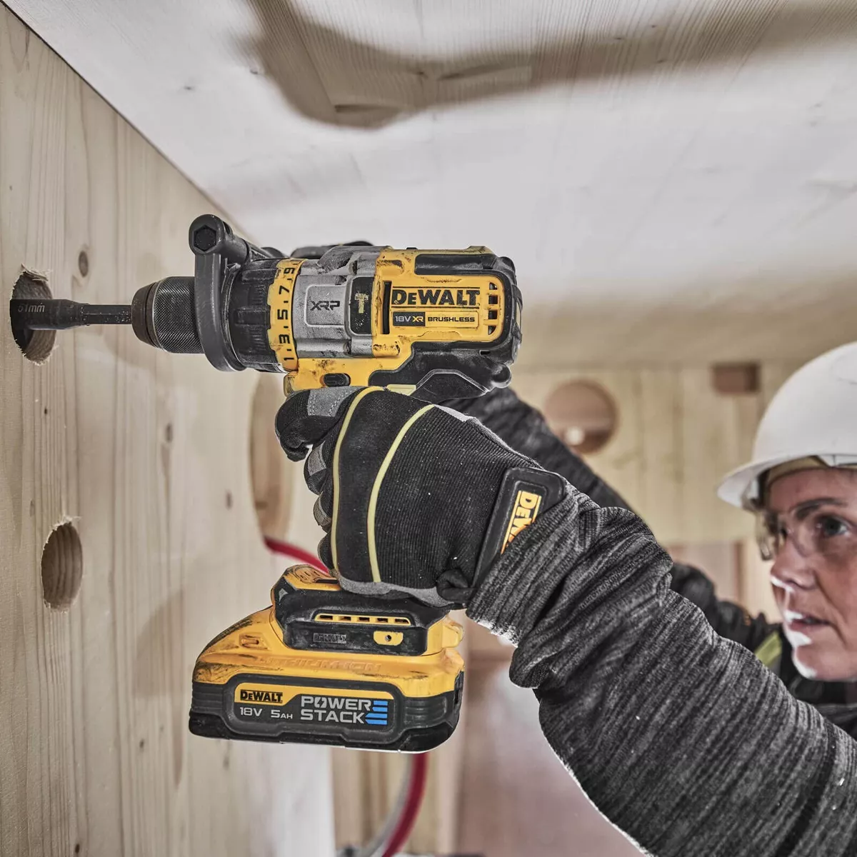 Dewalt DCK2052H2T 18V XR Combi Drill Impact Driver Twin Pack 2 x 5.0Ah Powe