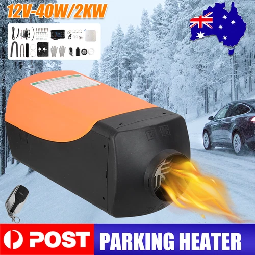 12V 2KW Diesel Air Heater Tank Remote Control Thermostat Caravan Motorhome RV