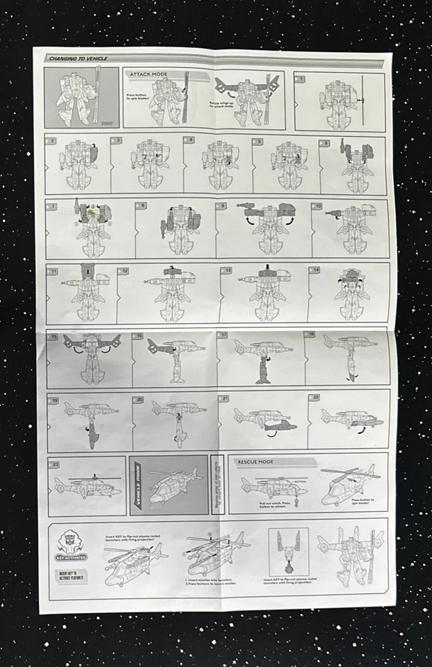 Transformers Universe Autobot Springer Decepticon Ratbat Instruction Sheet - Image 2 of 2