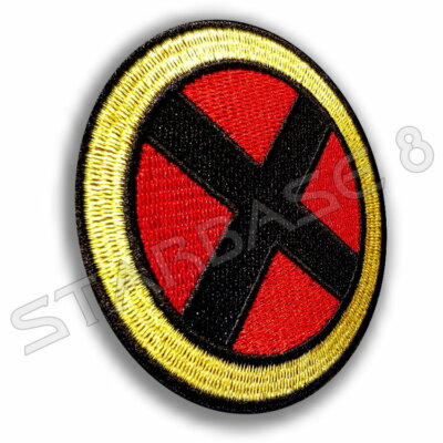 X-MEN LOGO PATCH MARVEL PROFESSOR X WOLFERINE CYCLOPS PHOENIX BEAST LOGAN ICEMAN