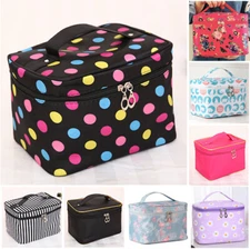 Professional Makeup Organizer Bag Large Cosmetic Case Storage Handle Travel Kit