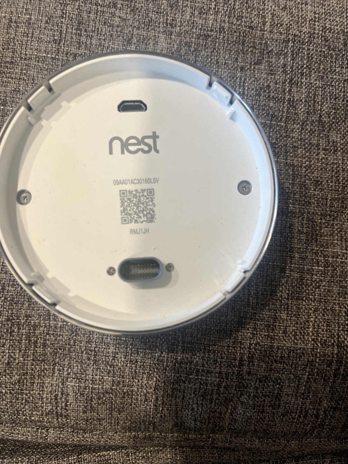 Google Nest Learning Thermostat 3rd Generation Black A0013 Tested and Working