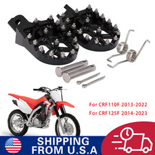 CRF Foot Pegs Dirt Bike Footpegs Pedals for CRF110F 2013-2024 CRF125F 2014-2024