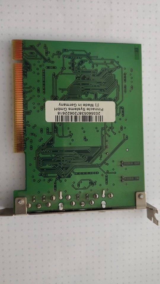 Scheda Di Acquisizione Video PCI Pinnacle Redstone 5.0 Pinnacle Systems PCI - Immagine 2 di 2