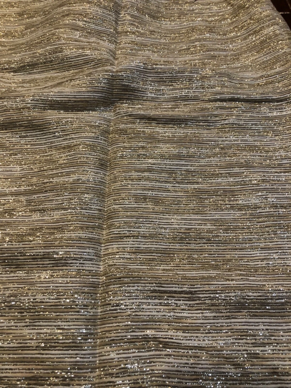 Abito Kate Spade Look For The Silver Lining senza maniche oro taglia 0