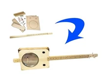 "Tin Pan Alley" 3-string Paint Can Resonator Box Guitar DIY Kit