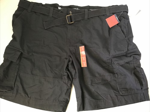 Mossimo Mens Black Cargo Shorts With 