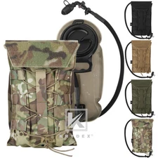 KRYDEX Tactical Hydration Carrier MOLLE Backpack Outdoor Panel and Water Bladder
