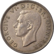#941327 Coin, Great Britain, 1/2 Crown, 1950