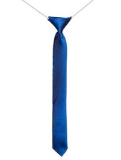 Boys Elasticated Blue Skinny Tie, Boys Formal Tie, Boys Accessories, Boys Ties