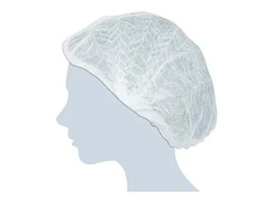PALUCART 1000 CUFFIE MONOUSO TNT BIANCO CUFFIE COPRI TESTA E CAPELLO RISTORAZIONE MEDICI