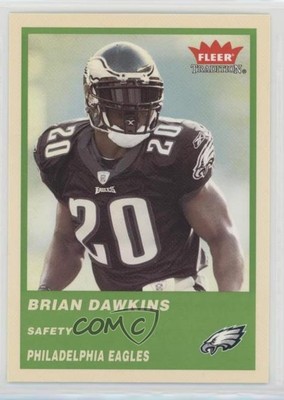 2004 Fleer Tradition Green Brian Dawkins #215 HOF