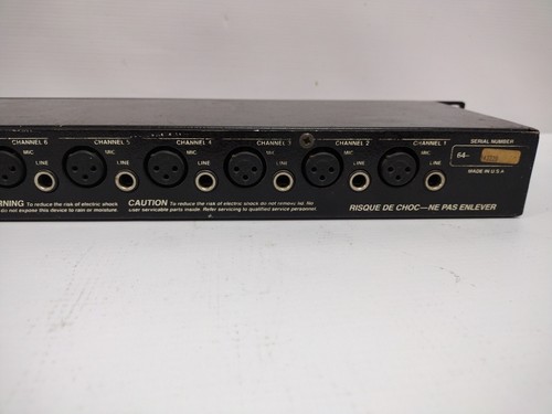 Rolls RM64 Mix Max 6 Rack Mount 6 Channel Audio Mixer - Picture 8 of 8