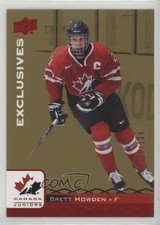 2017 Upper Deck Team Canada Juniors Exclusives Red 120/199 Brett Howden #84 7rg