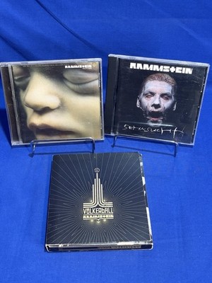 CD Lot Of 3 Rammstein CDs Volkerball CD DVD 2007 Mutter Sehnsucht Heavy Metal