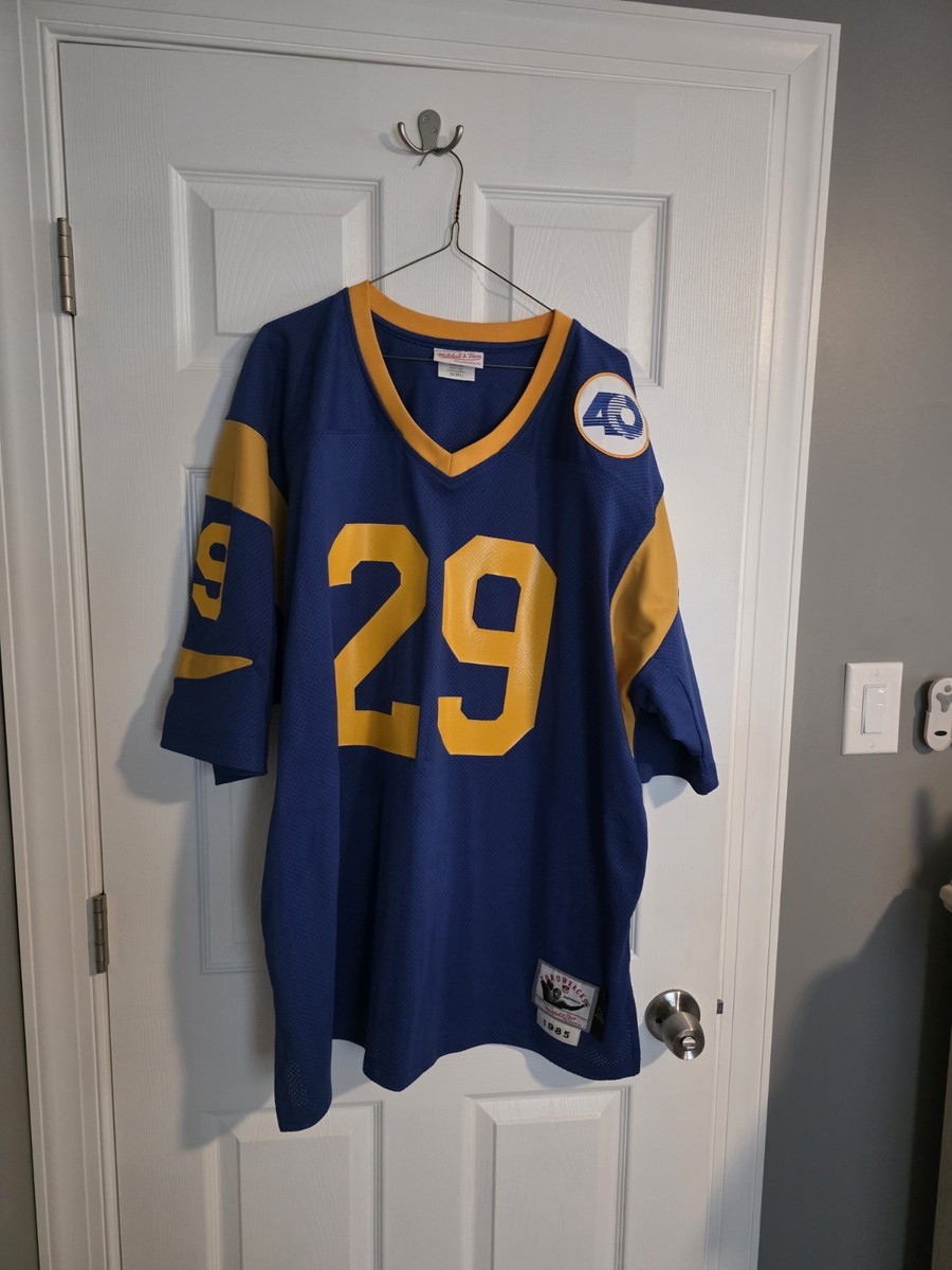 micchel&ness ミッチェルアンドネス,NFL DICKERSON 100% AUTHENTIC MITCHELL & NESS 1985 ERIC DICKERSON L.A RAMS JERSEY