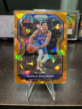 2020-21 Panini Prizm - Danilo Gallinari #61 Orange Cracked Ice Prizm