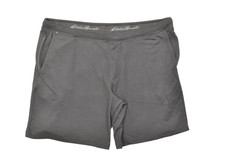 Eddie Bauer Lounge Men's Size XXL Shorts Black Cotton Blend Pockets NEW