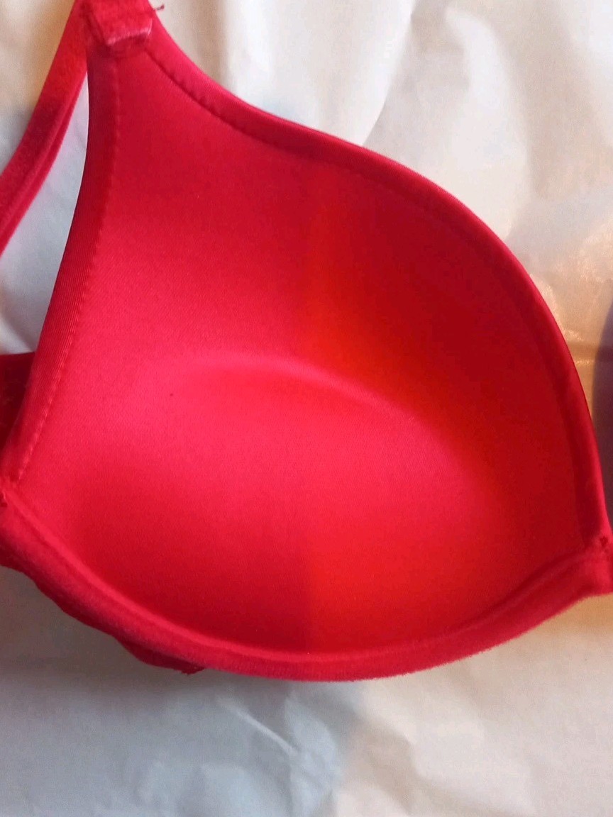 PRIMARK SECRET POSSESSIONS RED PUSH UP BOOST BRA SMOOTH CUP PRIMARK 34C image 5