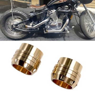 Style Copper Tips for 1.75'' O.D. Exhaust Pipe   Premium Look, Easy Install