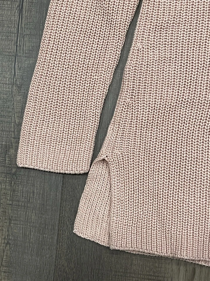 Eileen Fisher Organic Linen Tunic Sweater Top V Neck Womens Petite Small NWT New - Image 3 of 4