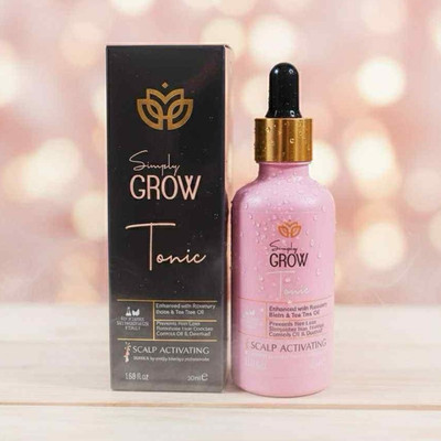 Simply Grow Scalp Activating Tonic Rosemary Biotin Tea Tree Oil 1.69 fl oz