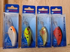 4 × PALADIN Wobbler Deep Donky 10.5 g | 9 cm NEW & Original Packaging Lures Pike Crankbait TOP