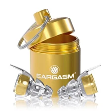 Eargasm High Fidelity Earplugs with Gold Filters - Reusable Noise Reduction H...