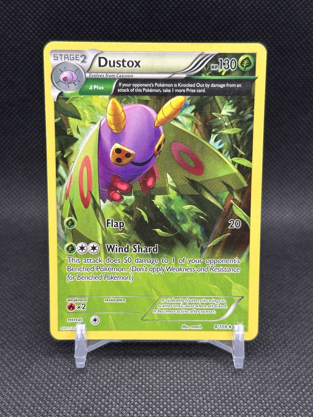 Dustox 8/108 Rare - Pokemon XY Roaring Skies Card