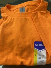 NEW Gildan YOUTH Heavy Cotton Plain Crew Neck Short Sleeves T-Shirt 5000B