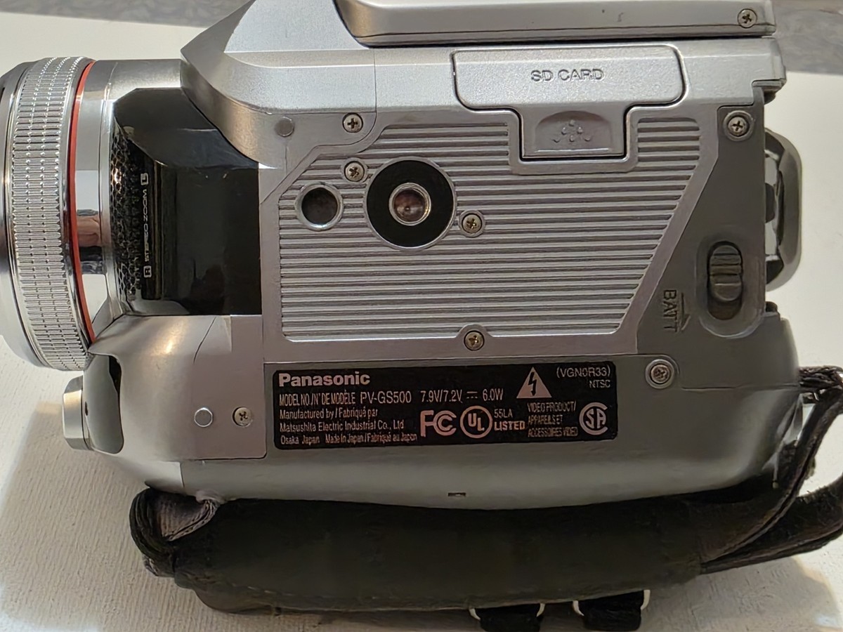 Panasonic Palmcorder PV-GS500 Mini DV Camcorder for sale online | eBay