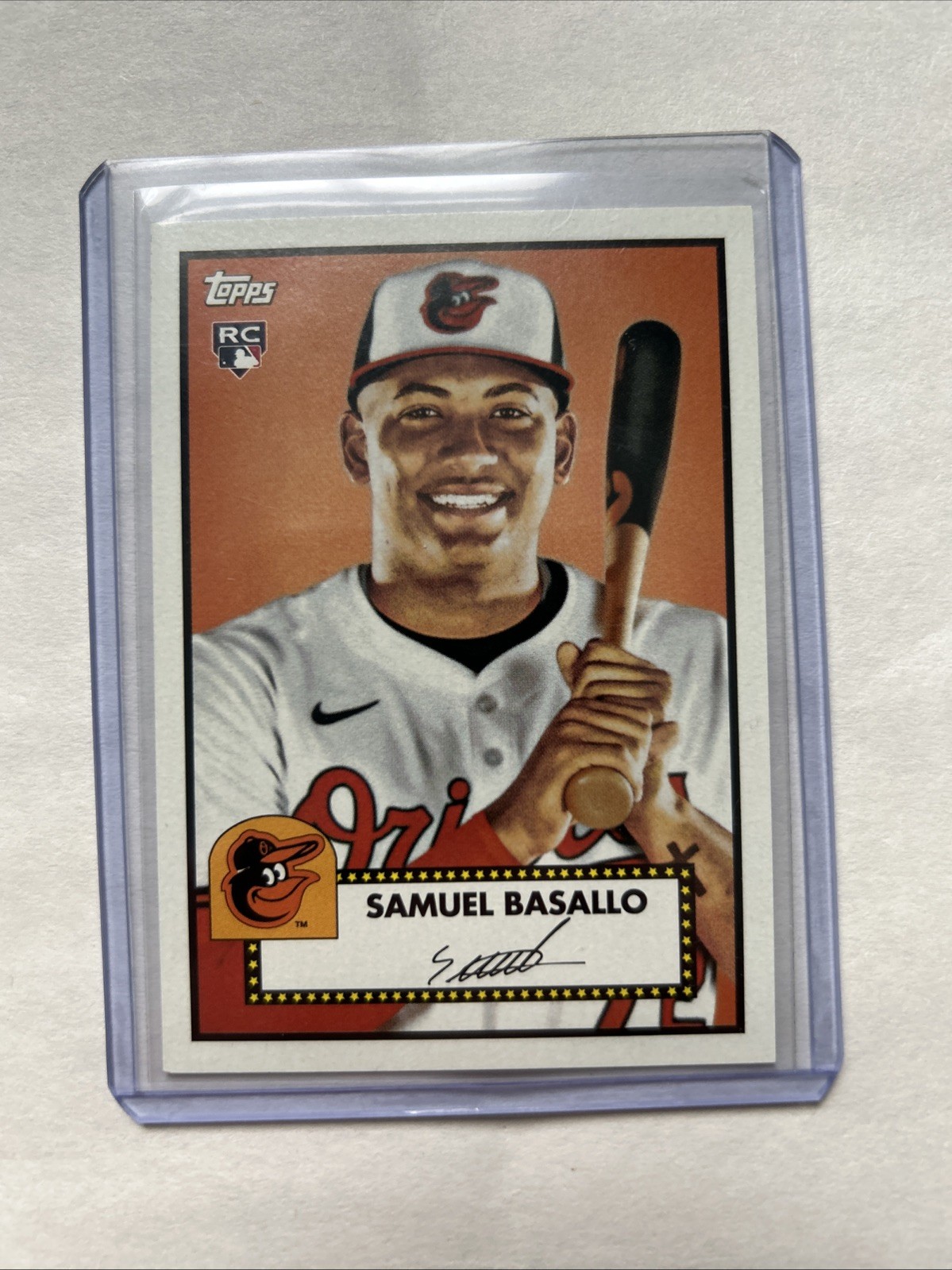SAMUEL BASALLO RC - SSP 1952 ROOKIE VARIATION #104 - 2026 Topps Series 1 ORIOLES