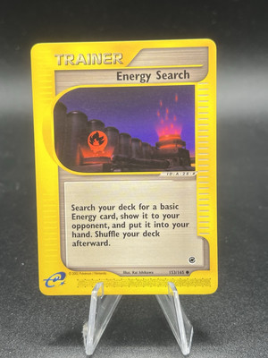 Energy Search 153/165 Expedition Vintage 2002 WOTC Pokemon Card VLP-NM UT1