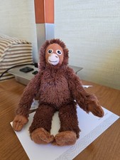 Punch Orangutan Mini Djungeskog Monkey Brown 7.75 Inch Ikea Plush 506.061.05