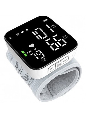 Automatic Digital Wrist Blood Pressure Monitor Cuff LED Heart Rate CK-W118