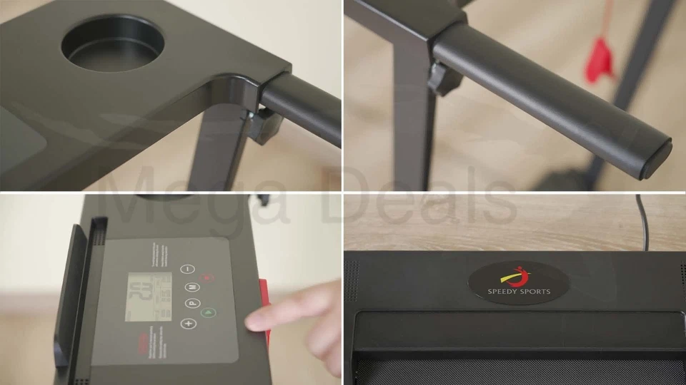 Foldable Electric Treadmill Underdesk Running & Walking Home Fitness Machine - Image 4 of 4