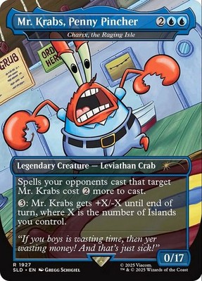 [1x] Mr. Krabs, Penny Pincher - Charix, the Raging Isle Near Mint, English Secre