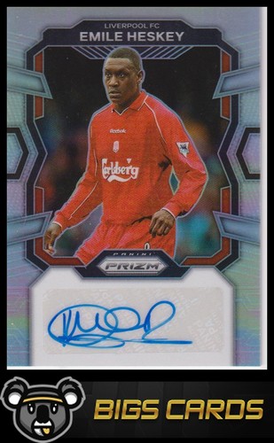 Emile Heskey [Silver] #S-EH 2023 Panini Prizm Premier League Signatures card