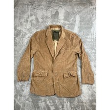 Parts by Meeting Menswear Beige Corduroy Two Button Blazer Jacket XL