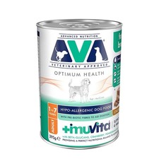 AVA Optimum Health Hypoallergenic Adult Wet Dog Food (Chicken Pâté, 1x395g)