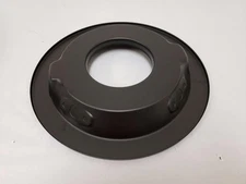 14" Black Round 1-1/4" Recessed Bottom Air Cleaner Base Carter Holley Rod