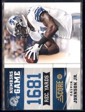 2012 Score - Numbers Game Calvin Johnson #1